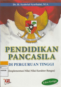 Image of PENDIDIKAN PANCASILA DIPERGURUAN TINGGI