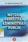 METODE PENELITIAN ADMINISTRASI PUBLIK
