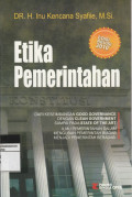 Etika PemerintahanrnDARI KESEIMBANGAN GOOD GOVERNANCE DENGAN CLEAN GOVERNMENT SAMPAI PADA STATE OF THE ART
