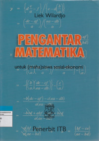 Image of PENGANTAR MATEMATIKA