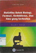 Statistika Untuk Biologi, Farmasi, Kedokteran , dan Ilmu yang bertautan.