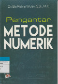 Pengantar METODE NUMERIK