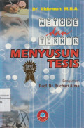 METODE dan TEKNIK MENYUSUN TESIS