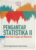 PENGANTAR STATISTIKA II
