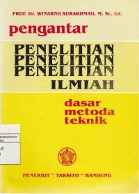 Image of pengantar PENELITIAN PENELITIAN PENELITIAN ILMIAH dasar metoda teknik