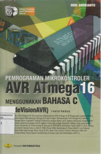 Image of PEMROGRAMAN MIKROKONTROLER AVR ATMEGA16 MENGGUNAKAN BAHASA C