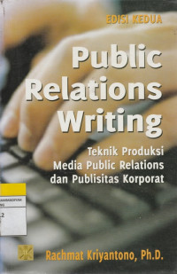Image of Public Relations Writing