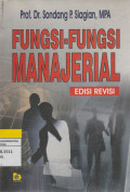 FUNGSI-FUNGSI MANAJERIAL