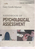 HANDBOOK PSYCHOLOGYCAL ASSESSMENT