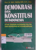 DEMOKRASI & KONSTITUSI DI INDONESIA