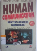 HUMAN COMMUNICATION KONTEKS-KONTEKS KOMUNIKASI
