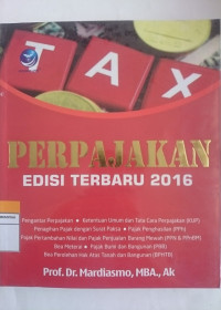 Image of PERPAJAKAN EDISI TERBARU 2016