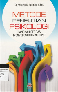 Image of METODE PENELITIAN PSIKOLOGI   LANGKAH CERDAS MENYELESAIKAN SKRIPSI