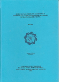 Image of HUBUNGAN QUARTERLIFE CRISIS DENGAN KESEJAHTERAAN DIRI MAHASISWA UNIVERSITAS MUHAMMADIYAH BANDUNG