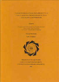 Image of ANALISIS PENERAPAN PAJAK PERTAMBAHAN NILAI PADA CV KOPO MAS PRESISI DI BANDUNG MASA JANUARI 2020 S/D DESEMBER 2020