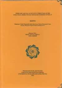 Image of PERILAKU MENTAL ACCOUNTING UMKM TARA SUSHI PADA MASA SEBELUM DAN SESUDAH PANDEMI COVID-19