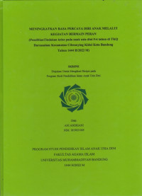 Image of MENINGKATKAN RASA PERCAYA DIRI ANAK MELALUI KEGIATAN BERMAIN PERAN