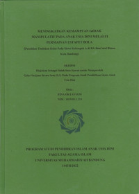 Image of MENINGKATKAN KEMAMPUAN GERAKMANIPULATIF MELALUI PERMAINAN ESTAFET BOLA