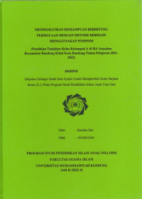 Image of MENINGKATKAN KEMAMPUAN BERHITUNG PERMULAAN DENGAN METODE BERMAIN MENGGUNAKAN MEDIA POMPOM