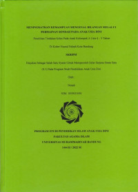 Image of MENINGKATKAN KEMAMPUAN MENGENAL BILANGAN MELALUI PERMAINAN SONDAH PADA ANAK USIA DINI DI KOBER NUURUL FALAAH