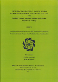 Image of MENINGKATKAN KEDISIPLINAN PADA ANAK USIA 5-6 TAHUN MELALUI MEDIA KALUNG ANGKA DAN KALUNG GAMBAR CEKLIS