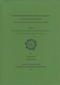 Image of IMPLEMENTASI PROGRAM KANG PISMAN BAGI ANAK USIA DINI DI KOBER KENANGA