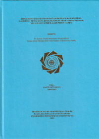 Image of IMPLEMENTASI STRATEGIS DALAM PENYALURAN BANTUAN LANGSUNG TUNAI DANA DESA (BLTDD) DI DESA LINGKUNGPASIR KECAMATAN CIBIUK KABUPATEN GARUT