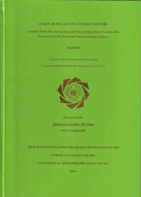 Image of DAKWAH MELALUI PLATFORM YOUTUBE