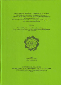 Image of UPAYA MENINGKATAN PERILAKU PROSOSIAL ANAK USIA 4-5 TAHUN MELALUI PERMAINAN BONEKA JARI TANGAN DI KELOMPOK BERMAIN  BANI INSAN