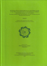 Image of MENINGKATKAN PERKEMBANGAN MOTORIK KASAR  ANAK MELALUI PERMAINAN TRADISIONAL LOMPAT TALI PADA ANAK USIA 4-5 TAHUN