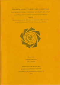 Image of PENGARUH KESEHATAN,KESELAMATAN KERJA (K3) DAN DISIPLIN KERJA TERHADAP KINERJA KARYAWANn( STUDI PADA BAGIAN JAHIT PT KAHATEX SOCKS CIJERAH )