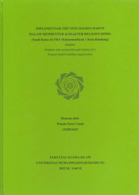 Image of IMPLEMENTASI THE NINE GOLDEN HABITS DALAM MEMBENTUK KARAKTER RELIGIUS SISWA