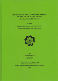 Image of PENGEMBANGAN PERILAKU PROSOSIAL MELALUI METODE PROYEK DI PAUD AJILDAN