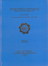 Image of IDENTIFIKASI SAPONIN DALAM EKSTRAK METANOL DAUN MAHKOTA DEWA (Phaleria macrocarpa (Scheff) Boerl) DAN UJI AKTIVITAS ANTIOKSIDAN