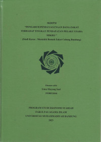 Image of PENGARUH PENDAYAGUNAAN DANA ZAKAT TERHADAP TINGKAT PENDAPATAN PELAKU USAHA MIKRO