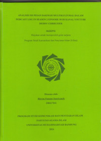 Image of ANALISIS ISI PESAN DAKWAH MULTIKULTURAL DALAM PODCAST LOG IN SEASON 2 EPISODE 30 DI KANAL YOUTUBE DEDY CORBUZIER