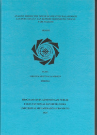 Image of ANALISIS PRINSIP THE POWER OF OPENNESS DALAM DIVISI LAYANAN TEMAMT DAN SUPPORT DI BANDUNG TECHNO PARK TELKOM