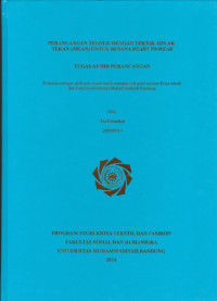 Image of PERANCANGAN TEKSTIL DENGAN TEKNIK JIPLAKTEKAN (JIKAN) UNTUK BUSANA READY TO WEAR