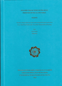 Image of ANALISIS VISUAL TENUN SUTRA BULU PRODUKSI SUTRA ALAM FAMILY