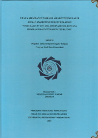 Image of UPAYA MEMBANGUN BRAND AWARENESS MELALUI SOCIAL MARKETING PUBLIC RELATION