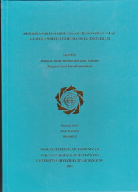 Image of RETORIKA AAB EL-KARIMI DALAM MENENAMKAN NILAI-NILAI ISLAM MELALUI MEDIA SOSIAL INSTAGRAM