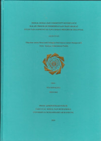 Image of MODAL SOSIAL DAN COMMUNITY GOVERNANCE DALAM PROGRAM PEMBERDAYAAN MASYARAKAT STUDI PADA KOMUNITAS JAWA BARAT BERGERAK ZILLENIAL