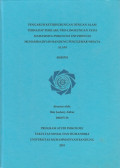 PENGARUH KETERHUBUNGAN DENGAN ALAM TERHADAP PERILAKU PRO-LINGKUNGAN PADA MAHASISWA PSIKOLOGI UNIVERSITAS MUHAMMADIYAH BANDUNG PENGGEMAR WISATA ALAM