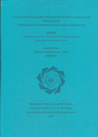 Image of MAKNA FOTO DALAM DESAIN KOMUNIKASI VISUAL DI MAJALAH MUSIK ONLINE