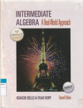 INTERMEDIATE ALGEBRA A Real - World Approach