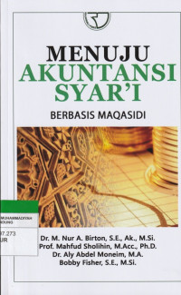 Image of MENUJU AKUNTANSI SYAR'I BERBASIS MAQASIDI
