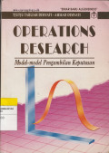 OPERATIONS RESEARCH : Model-model Pengambilan Keputusan