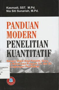Image of PANDUAN MODERN PENELITIAN KUANTITATIF