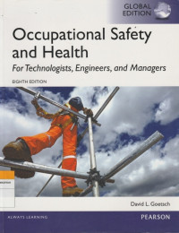 Image of Occupational Safety and Health For Technologists, Engineers, and Managers