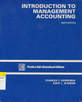 INTRODUCTION TO MANAGEMENT ACCOUNTING